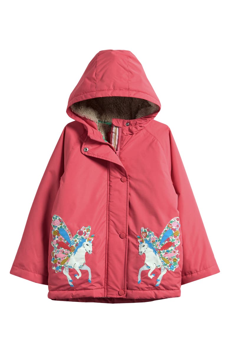 Kids' Fleece Lined Hooded Coat