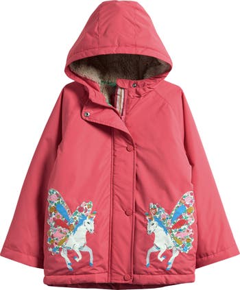 Kids' Fleece Lined Hooded Coat