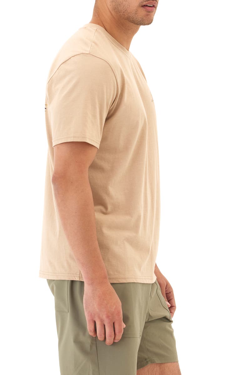 Threads 4 Thought Mountain Crest Soft Wash Cotton Blend Graphic T-Shirt, Alternate, color, Chai