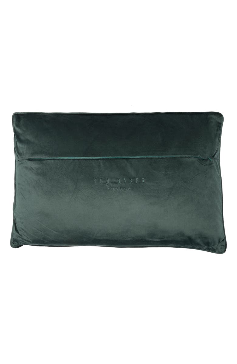 Ted Baker Wake Me Up For Champagne Accent Pillow, Alternate, color, Forest Green