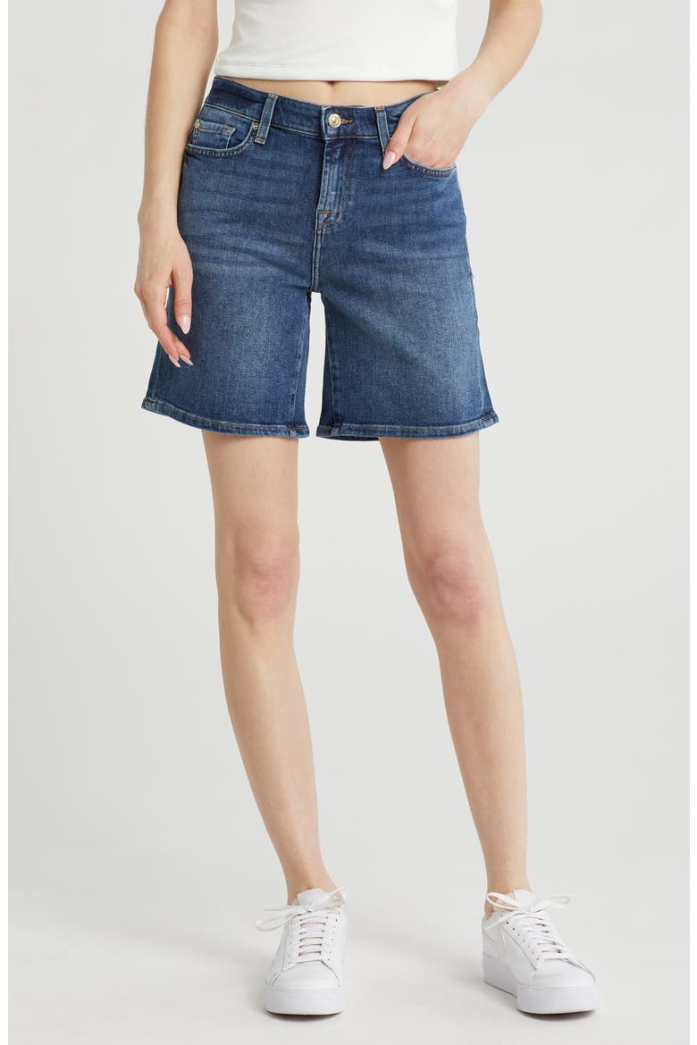 Denim Boy Shorts, Main, color, BEIDA