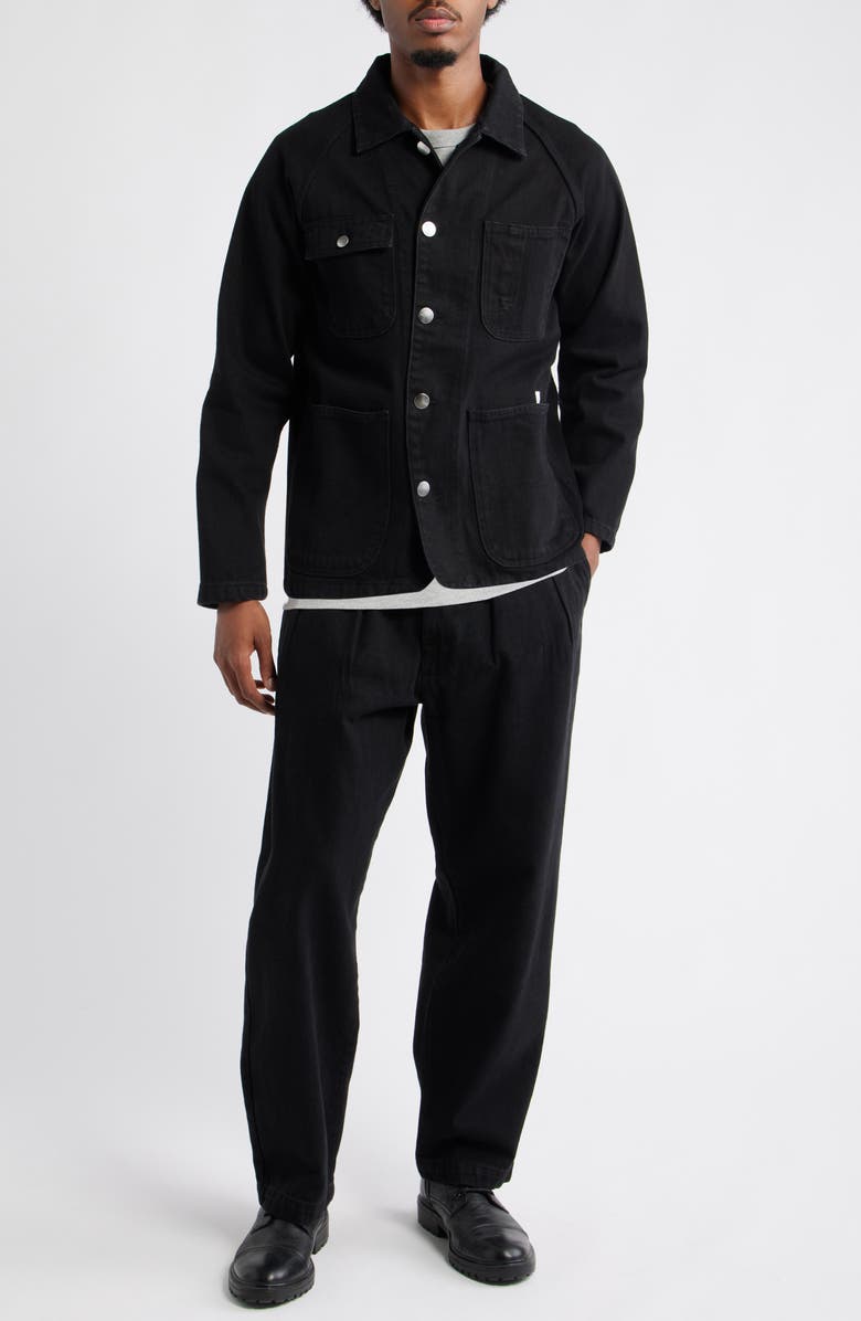 Service Works Organic Cotton Denim Jacket, Alternate, color, Dark Wash