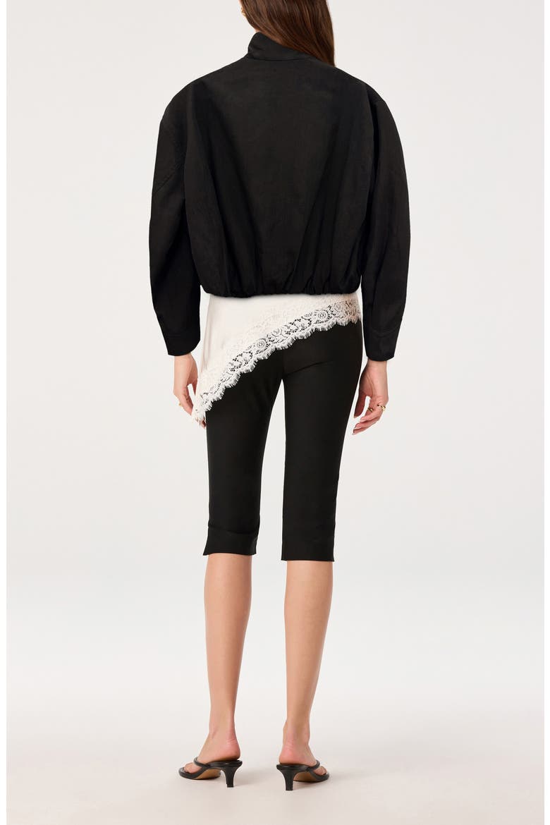 Collins Bomber Jacket, Alternate, color, BLACK