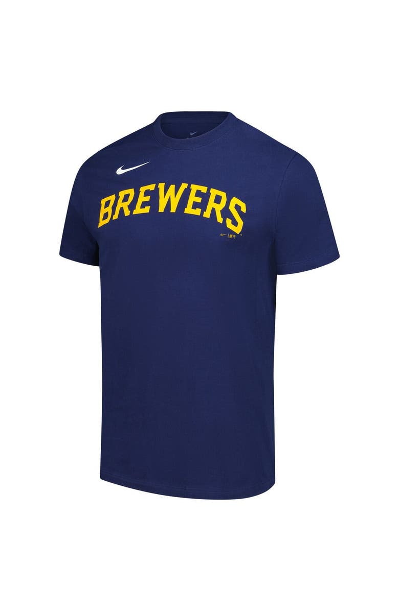 Nike Men's Nike  Navy Milwaukee Brewers Sundown T-Shirt, Alternate, color, 