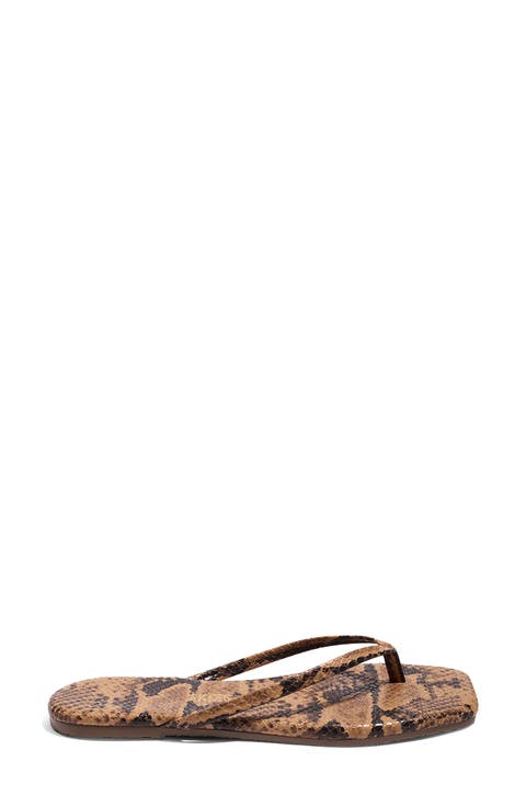 Square Toe Flip Flop (Women)