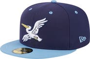New Era Men's New Era Navy Myrtle Beach Pelicans Theme Nights City  59FIFTY Fitted Hat