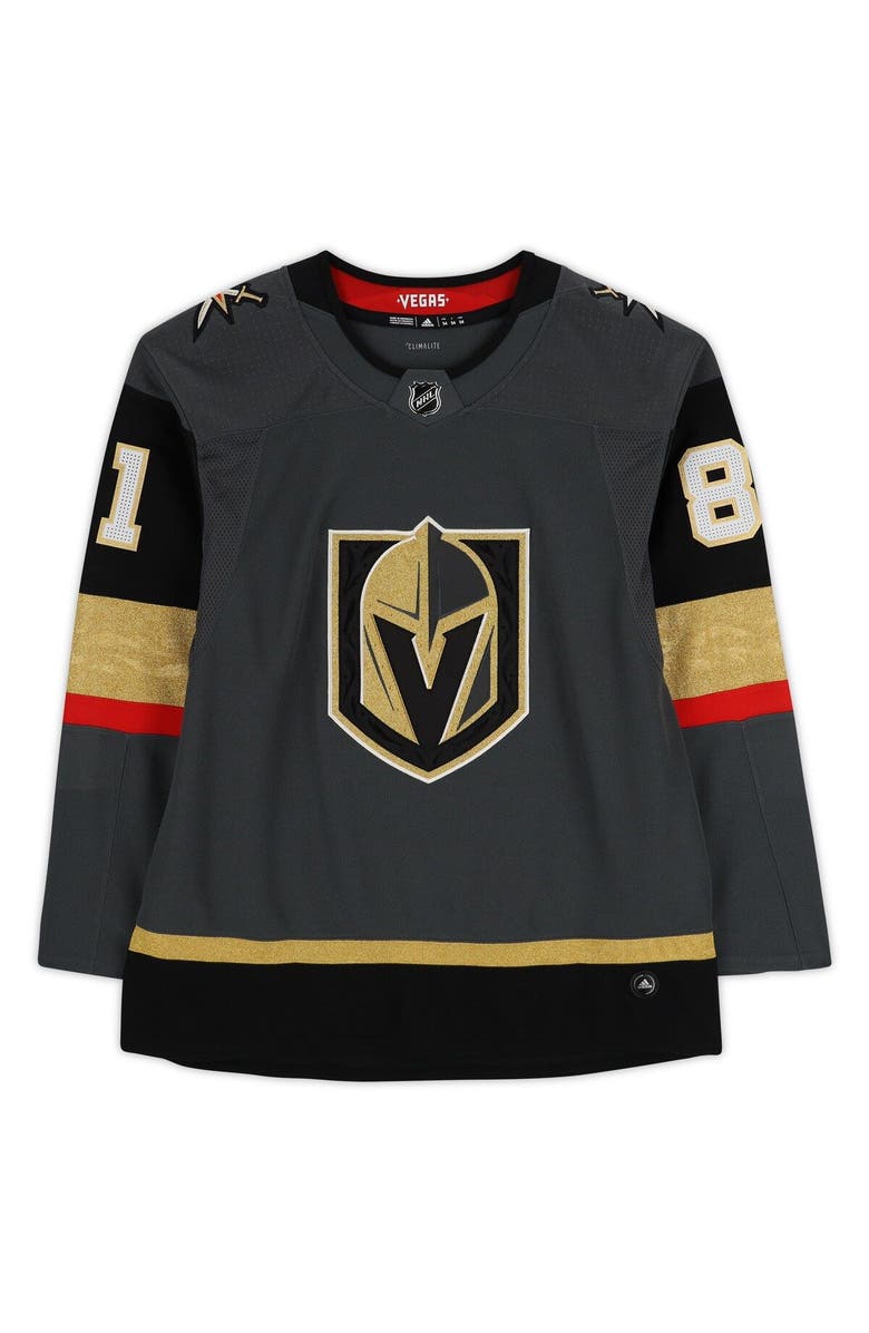 FANATICS AUTHENTIC Jonathan Marchessault Vegas Golden Knights Autographed Black Adidas Jersey, Alternate, color,
