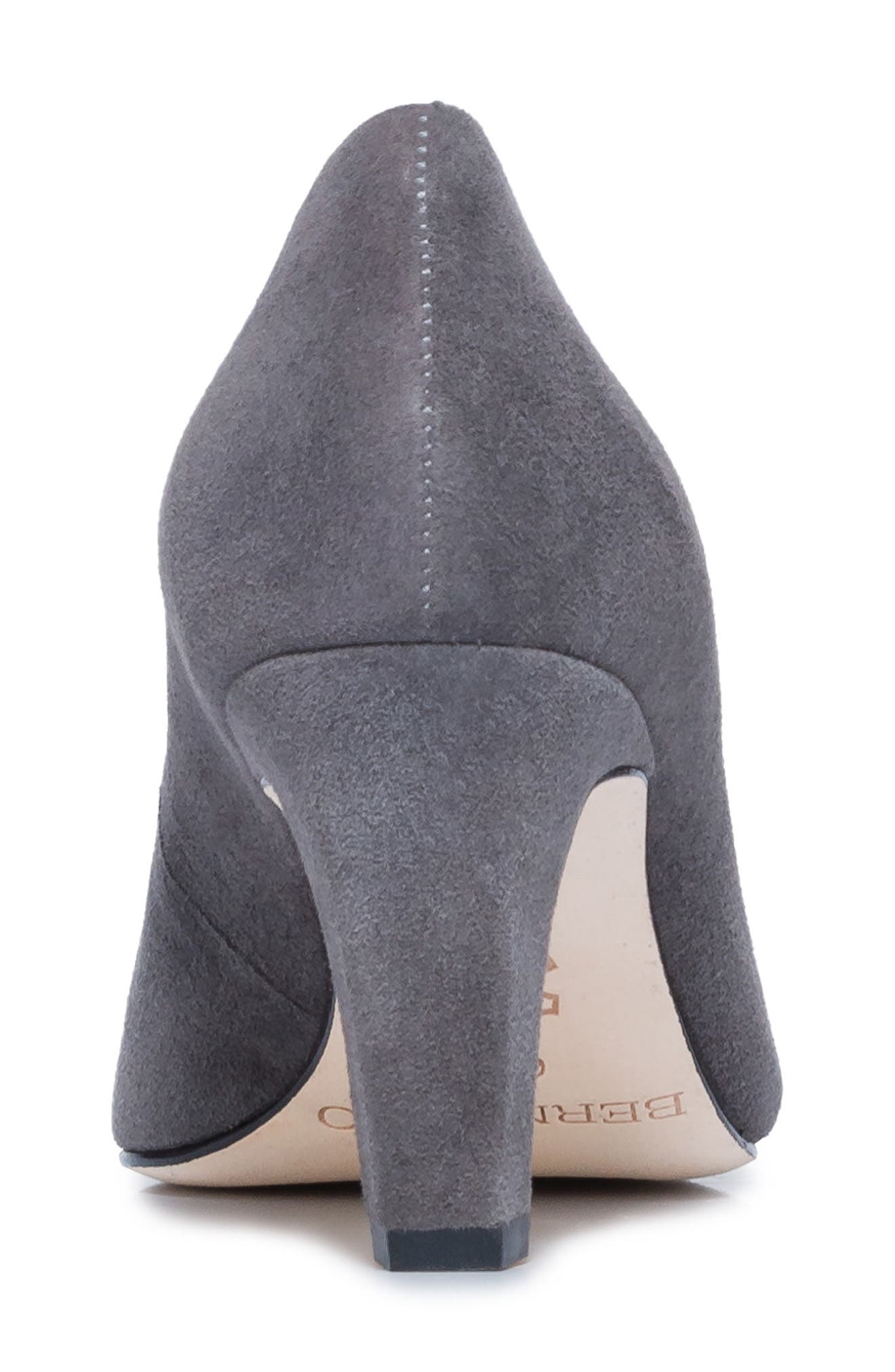 Bernardo Footwear Giselle Pump, Alternate, color, Mink Grey Suede