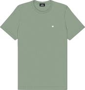 Dalix Mens Lil Heart Midweight Cotton Tee