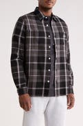 ICECREAM Jack Plaid Cotton Graphic Button-Up Shirt