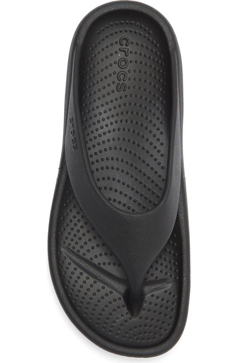CROCS Mellow Recovery Flip Flop Sandal, Alternate, color, Black