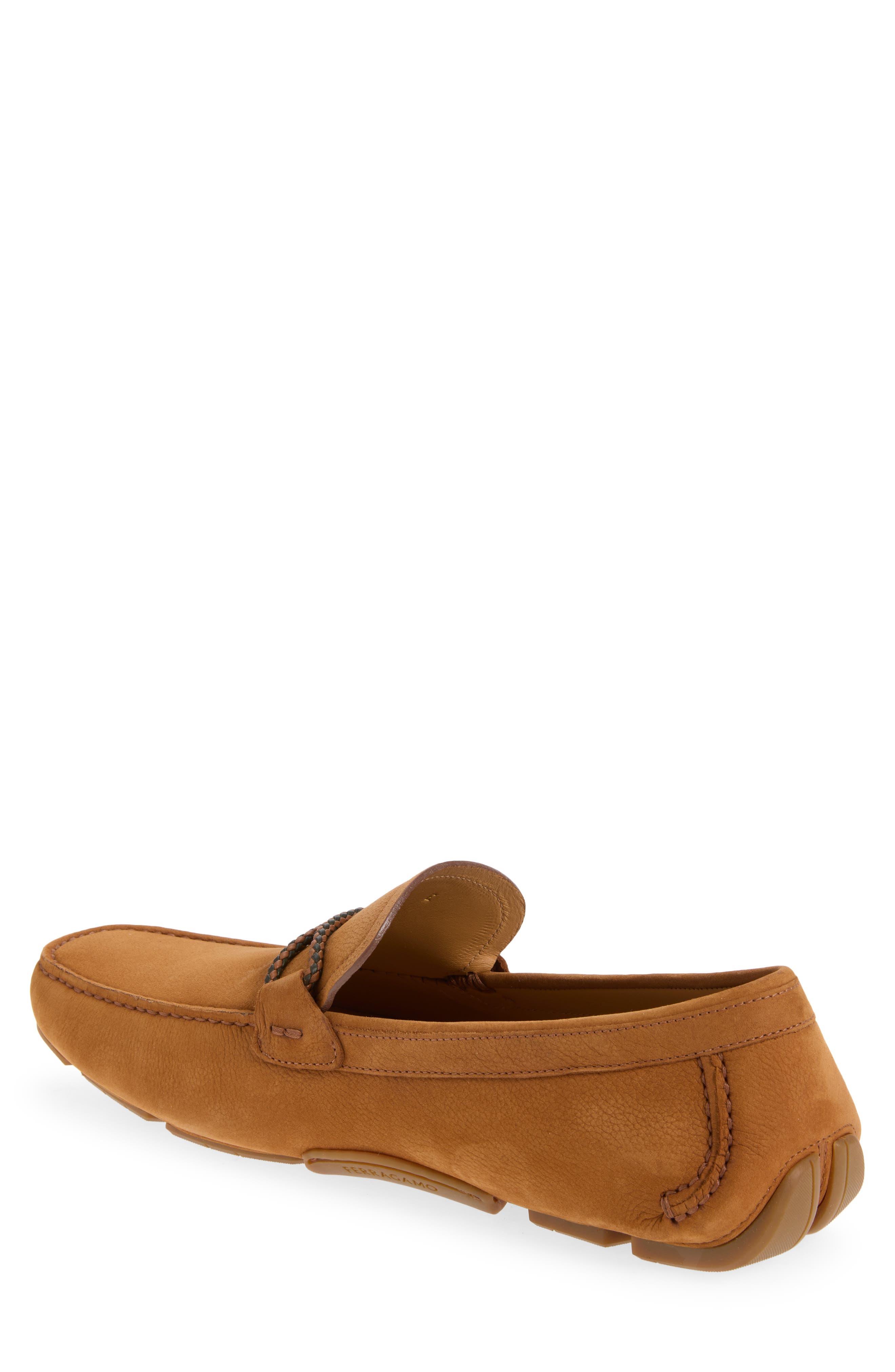 FERRAGAMO Front 4 Driving Shoe, Alternate, color, Naturale Caramello Biscotto
