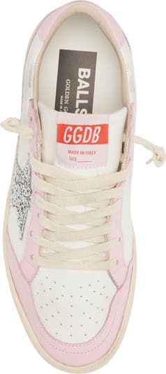 スニーカー GOLDEN GOOSE 'Ball Star 2' sneakers Pink Golden Goose White And Pink Ball Star Sneakers | Lyst