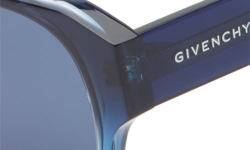 Givenchy Gv Day 54mm Geometric Sunglasses In Blue