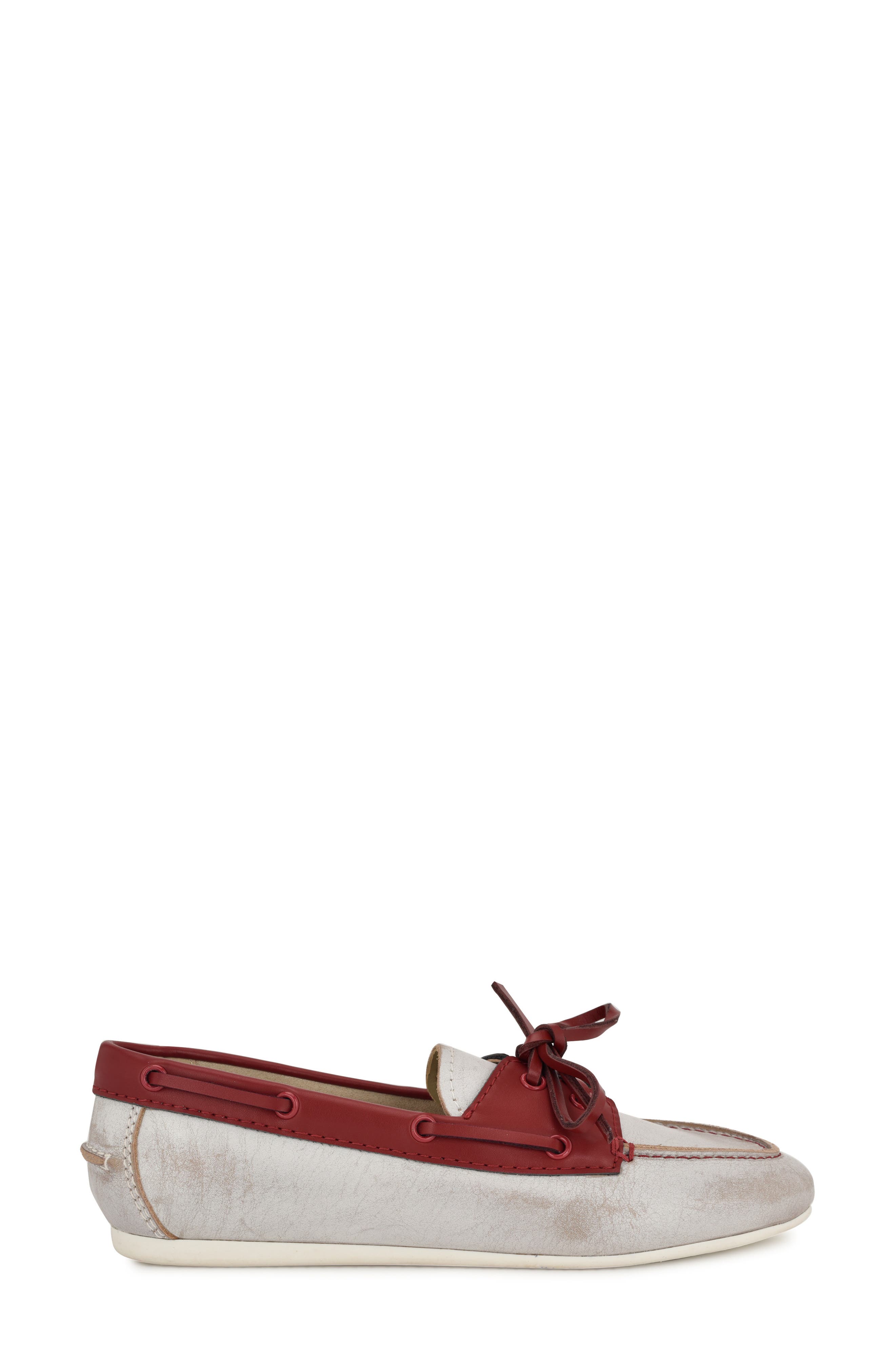 Yacht Boat Shoe, Alternate, color, WHITE/ BROWN