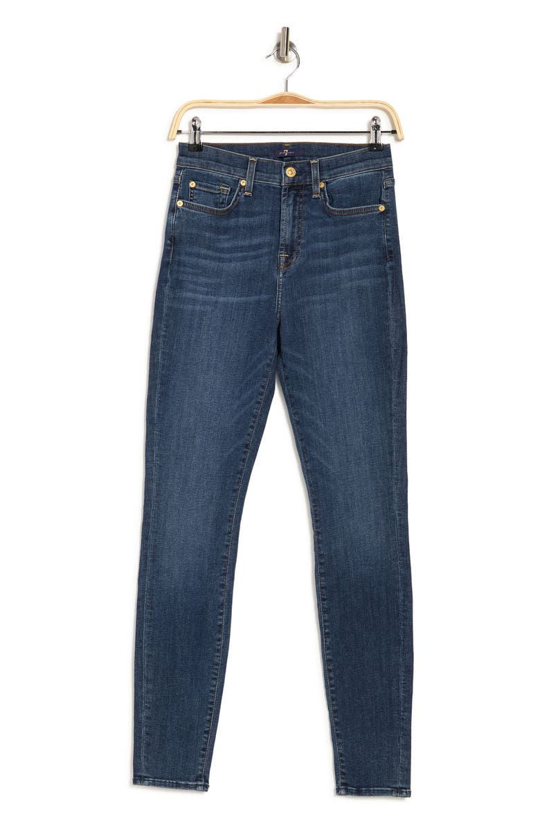 7 For All Mankind High Waist Gwenevere Skinny Jeans, Alternate, color, 