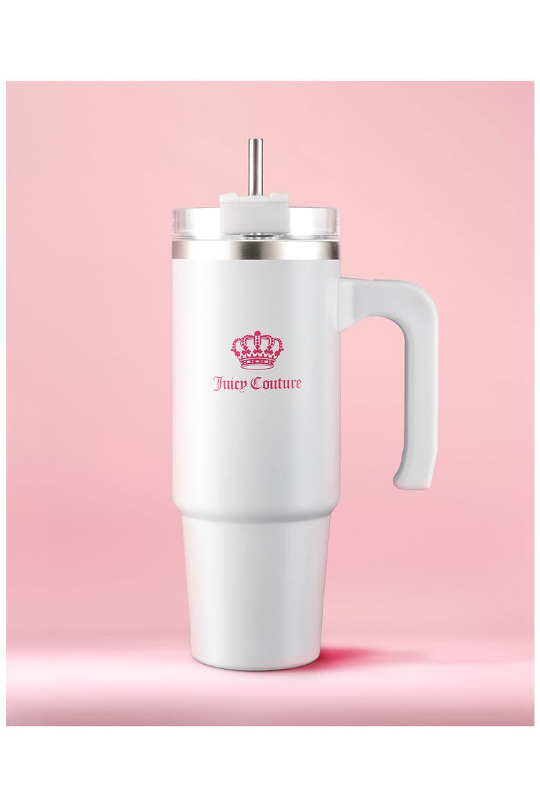 31.5-Ounce Stainless Steel Tumbler, Alternate, color, PURE WHITE