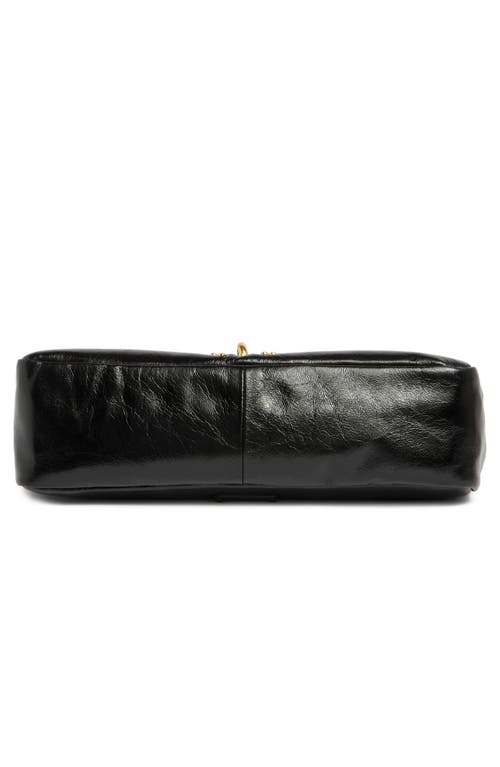 Rebecca Minkoff Edie Medium Studded Leather Crossbody Bag In Black