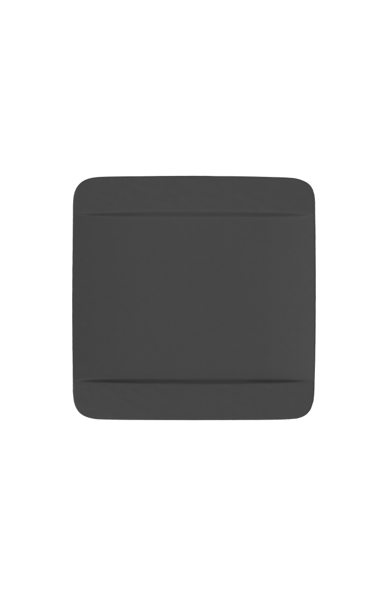 Villeroy & Boch Manufacture Rock Square Dinner Plate, Main, color, Black