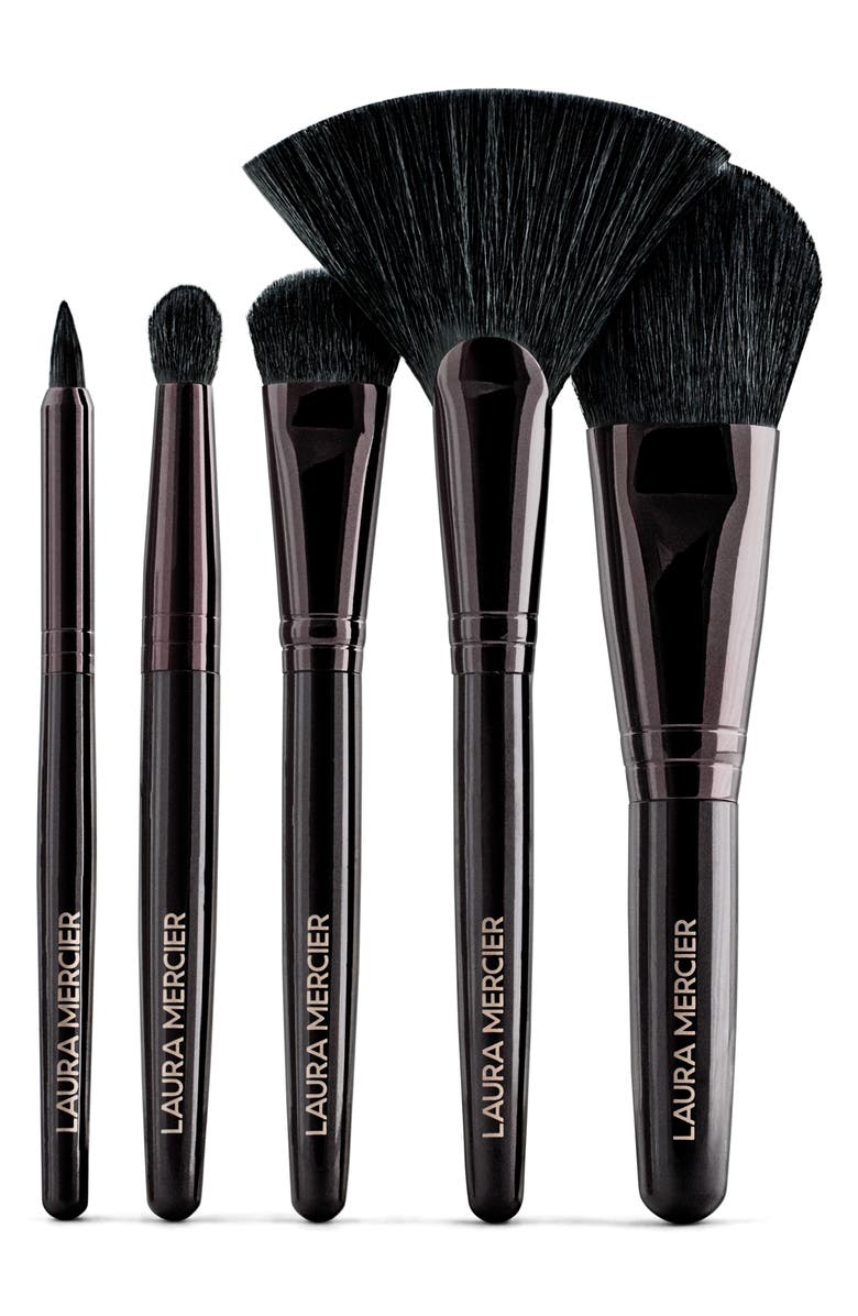 Laura Mercier Sweeping Beauty Travel Size Essential Brush Set, Alternate, color,