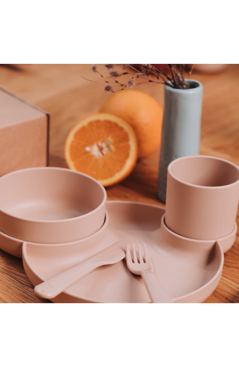 Dantoy Tiny BIO Dinner Playset, 7 Pieces, Alternate, color, Brown