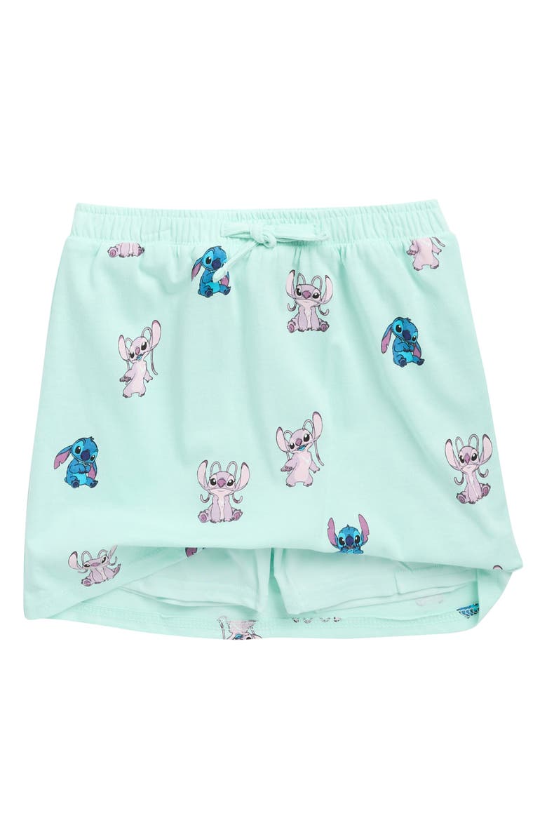 Freeze Kids' Disney Stitch T-Shirt & Skort Set, Alternate, color, 