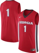 Nike Men's Nike #1 Red Georgia Bulldogs Replica Jersey