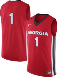 Nike Men's Nike #1 Red Georgia Bulldogs Replica Jersey