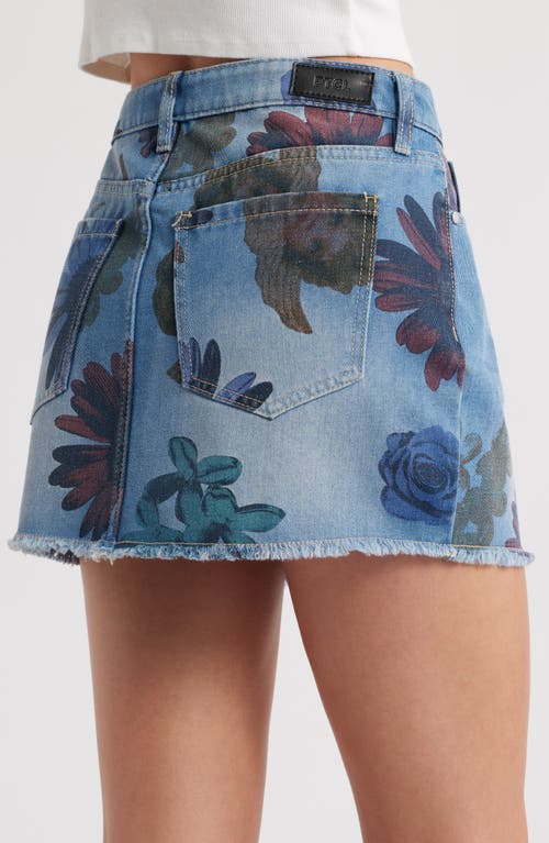 PTCL PTCL RIA FLORAL PRINT DENIM MINISKIRT