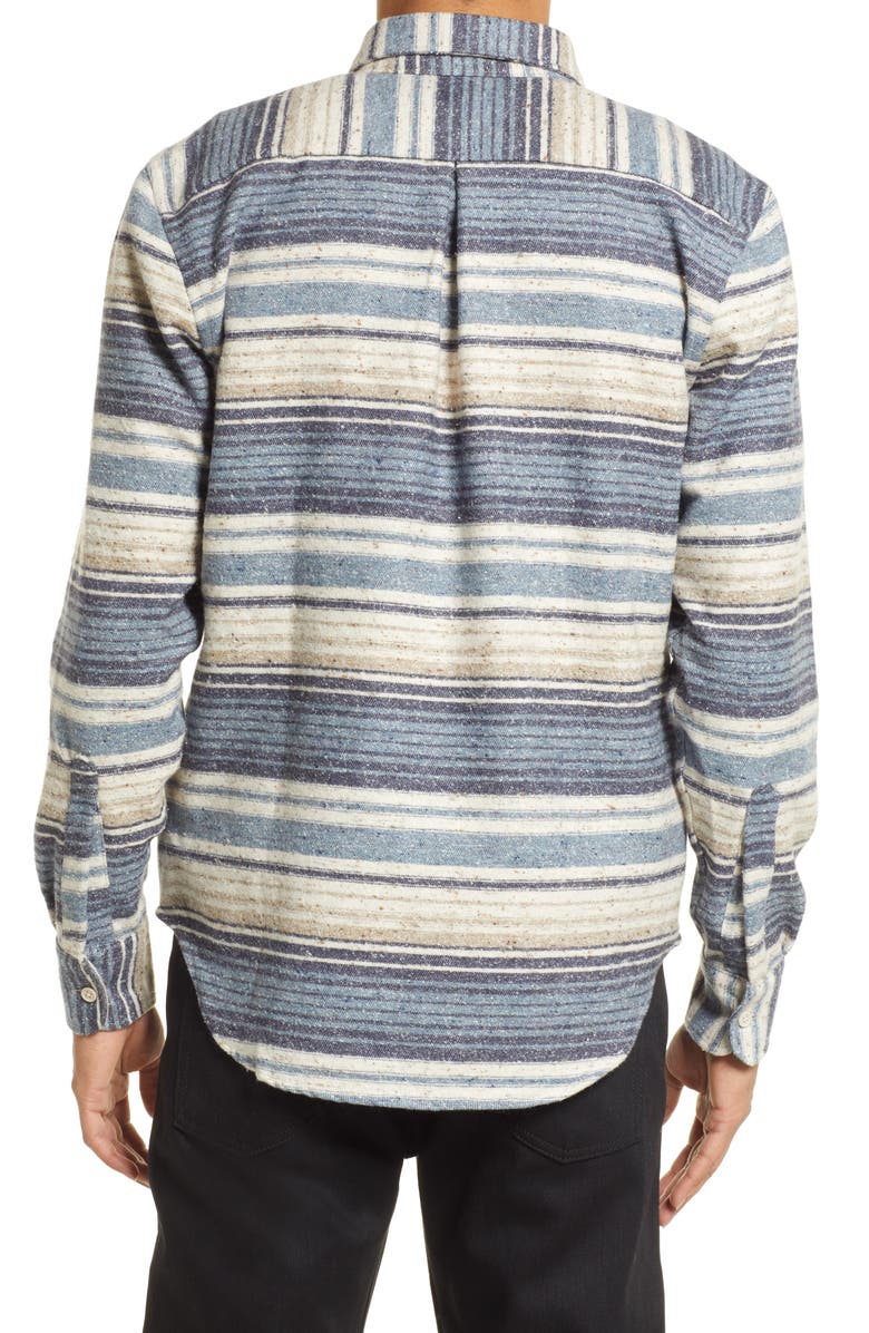 Naked & Famous Denim Naked & Famous Easy Heavyweight Brushed Button-Up Shirt, Alternate, color,