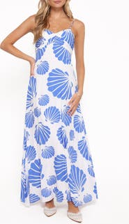 Petal & Pup Tyla Shell Print Maxi Dress