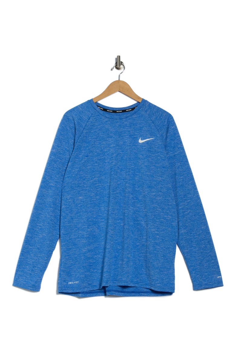 Hydroguard Long Sleeve Swim Shirt, Alternate, color, GAME ROYAL