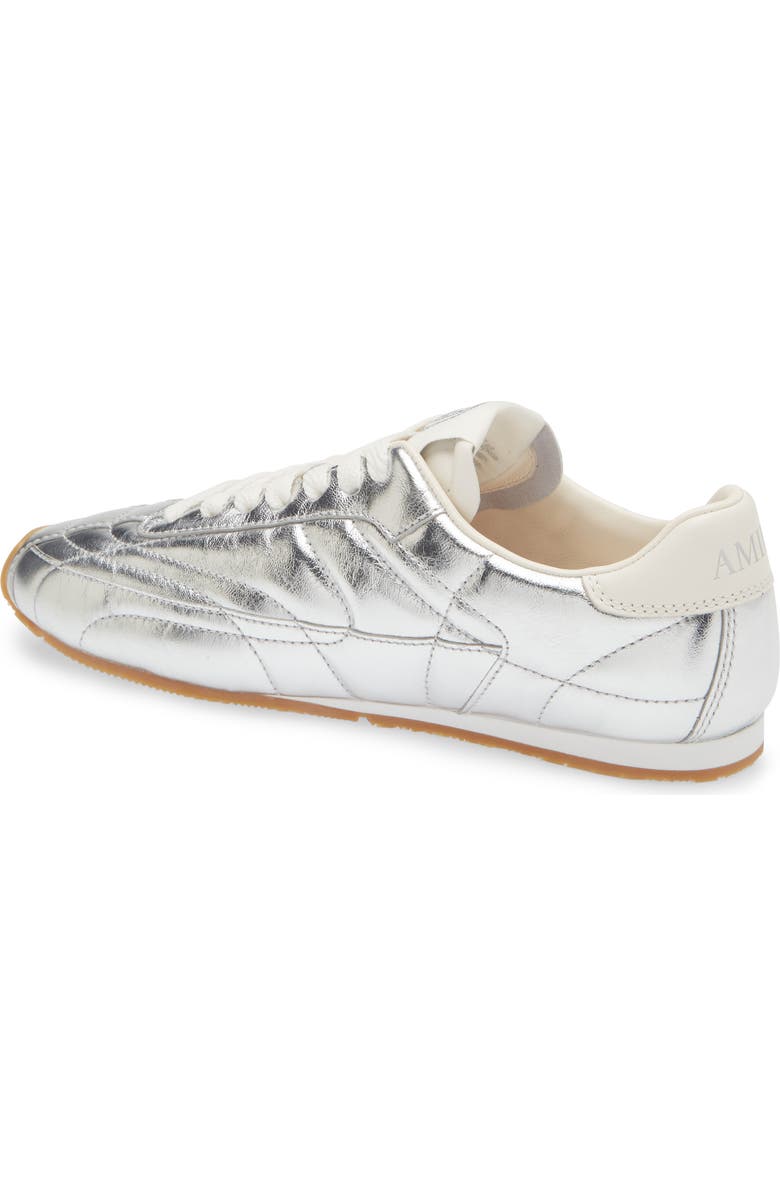 AMIRI Pacific Football Slim Sneaker, Alternate, color, Metallic Silver