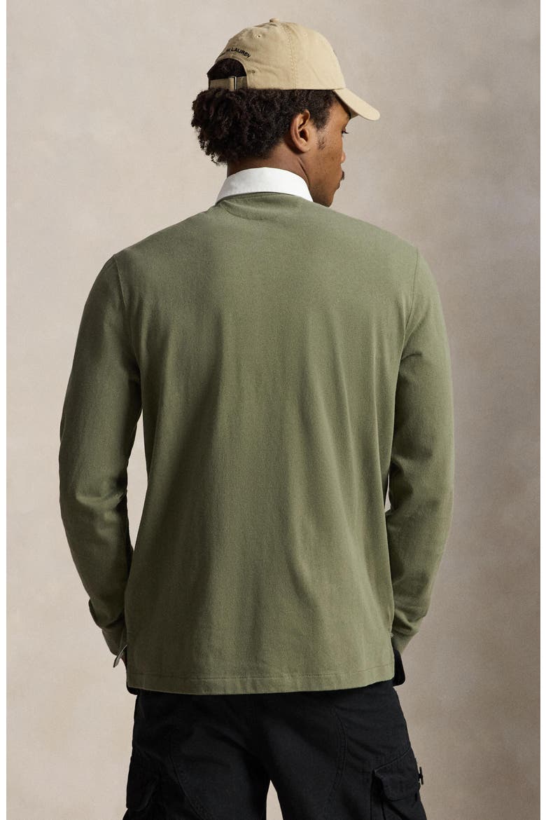 The Iconic Rugby Shirt, Alternate, color, GREEN