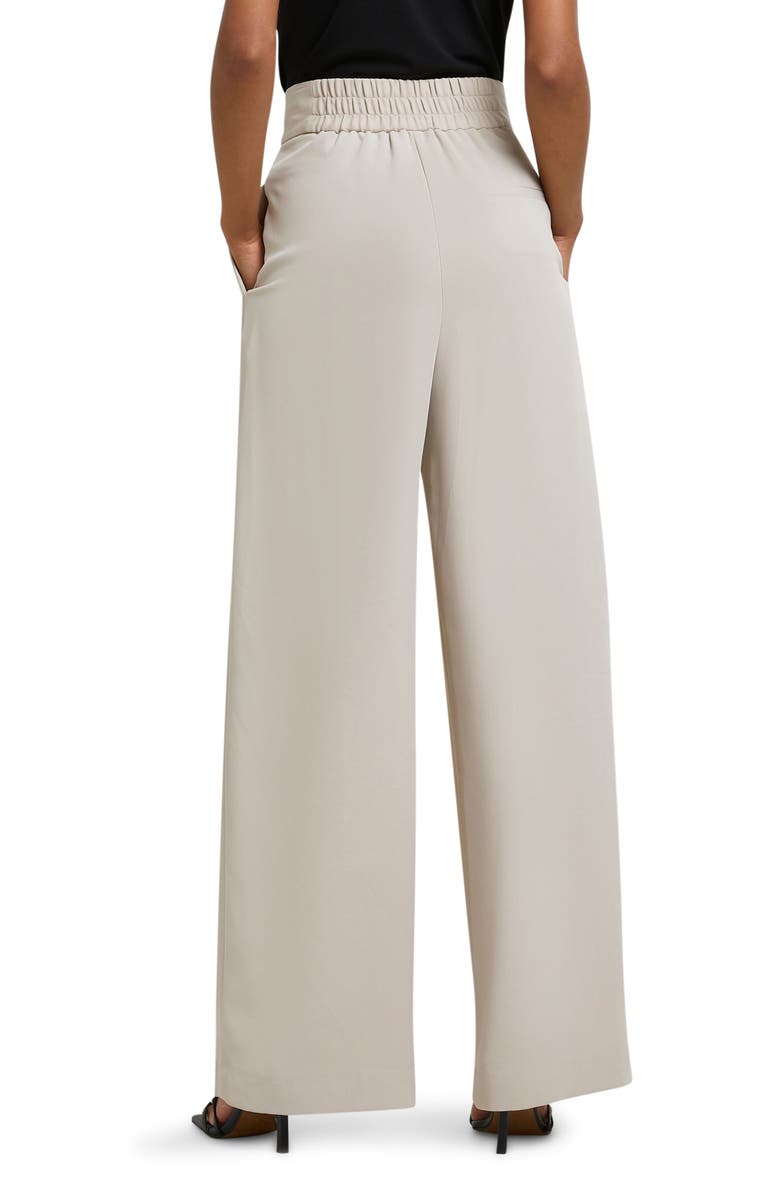 River Island Pleat Front Wide Leg Trousers, Alternate, color,