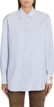 Golden Goose Stripe Cotton Button-Up Shirt