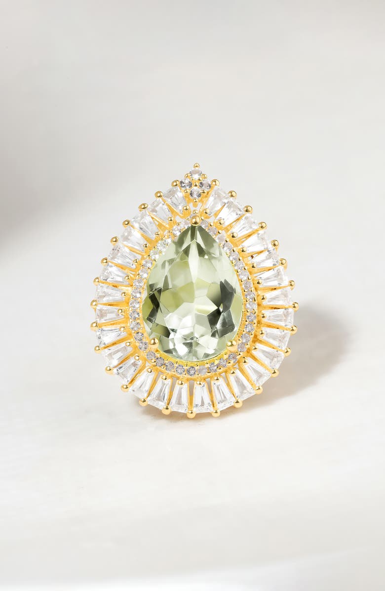 YS GEMS Semiprecious Stone Drop Earrings, Alternate, color, Green