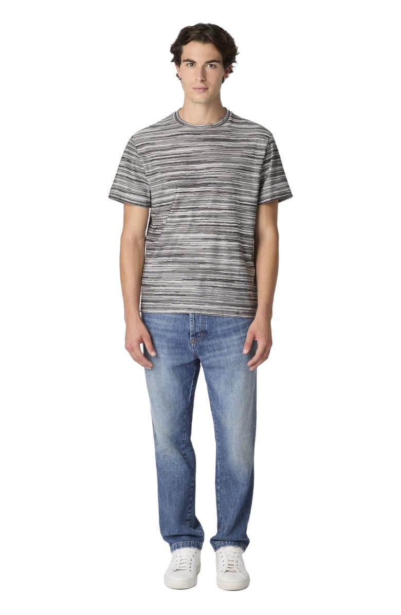 Missoni T-shirt With Flame And Zigzag Pattern, Main, color, Grey