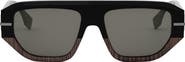 Fendi 'Fendigraphy 54mm Geometric Sunglasses