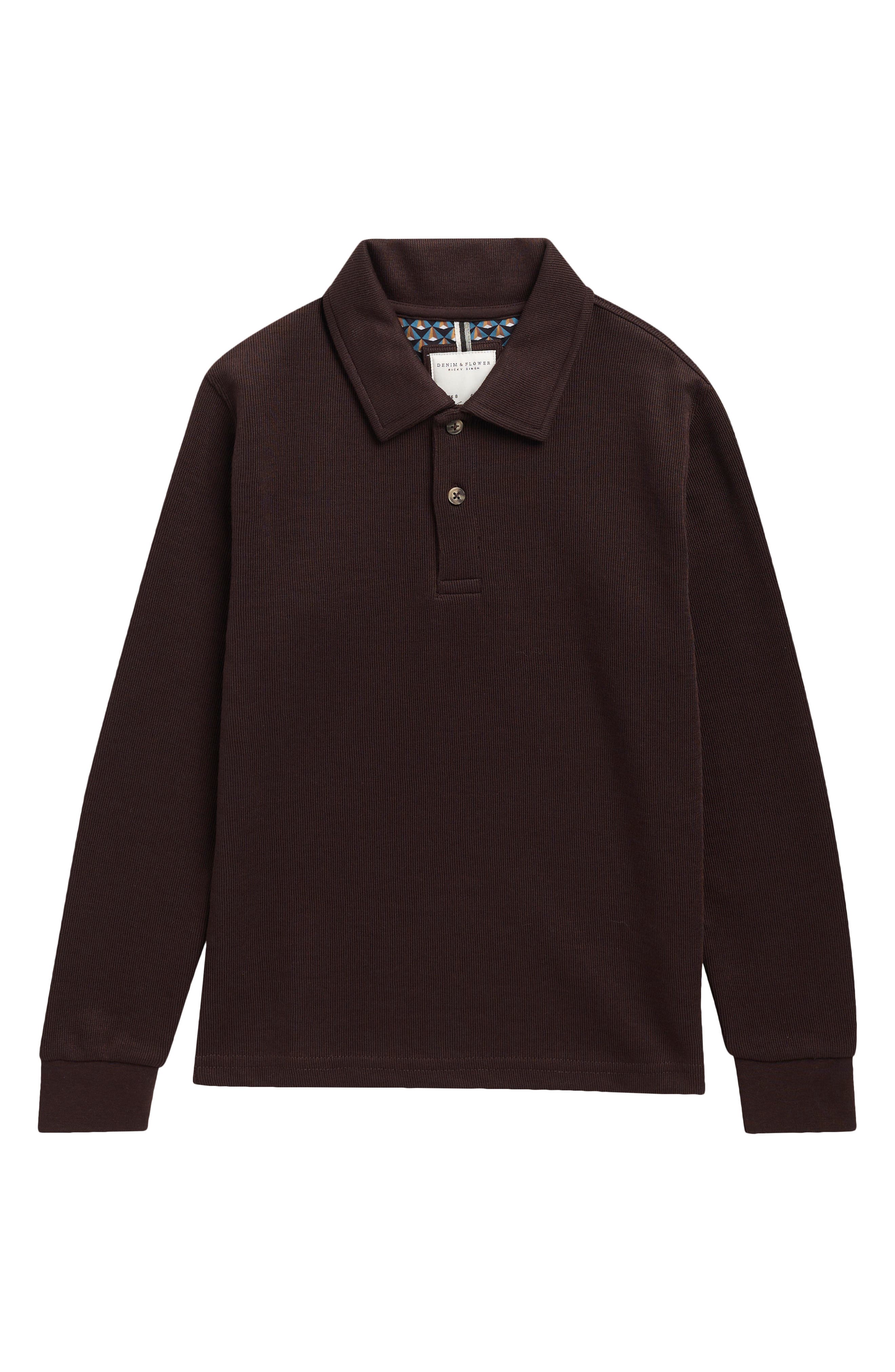 Kids' Long Sleeve Knit Polo