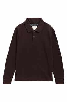 Kids' Long Sleeve Knit Polo