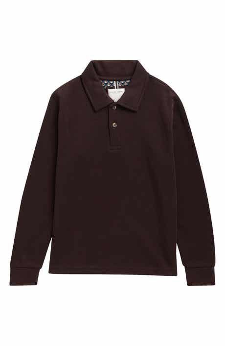Kids' Long Sleeve Knit Polo