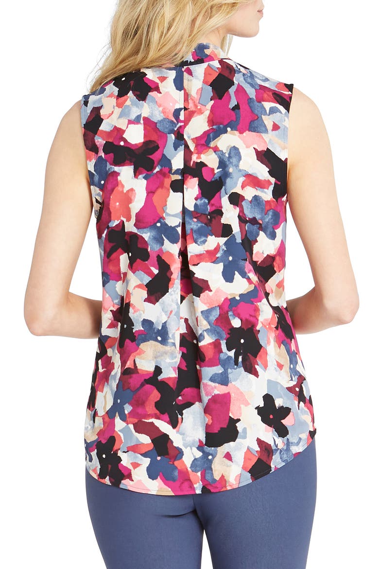 Déjà Vu Print Sleeveless Top, Alternate, color, PINK MULTI