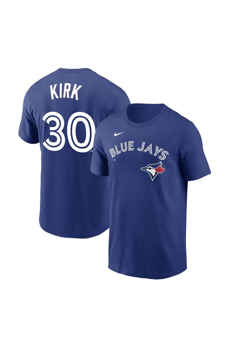 Nike Men's Nike Alejandro Kirk Royal Toronto Blue Jays Player Name & Number T-Shirt, Alternate, color, 