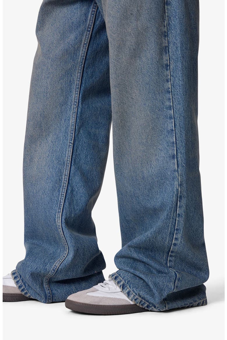 Mule Pocket Kick Flare Jeans, Alternate, color, WASHED BLUE