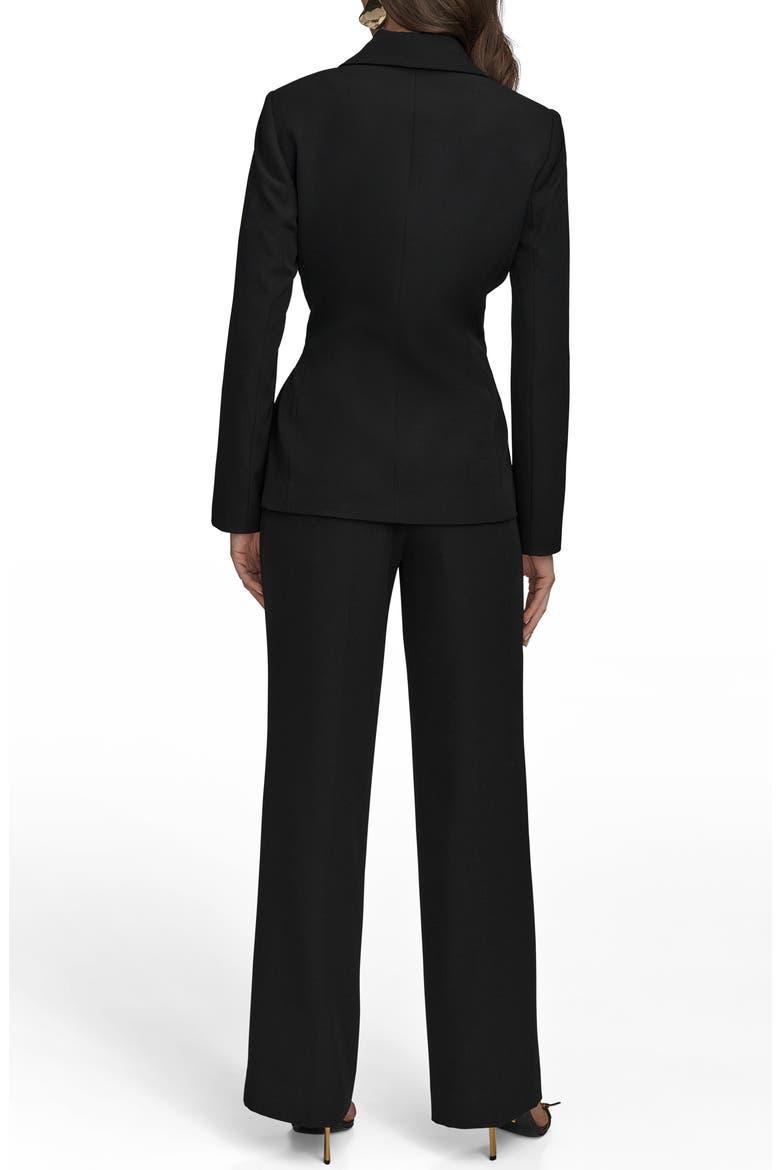 Hardware Side Tie Blazer, Alternate, color, BLACK