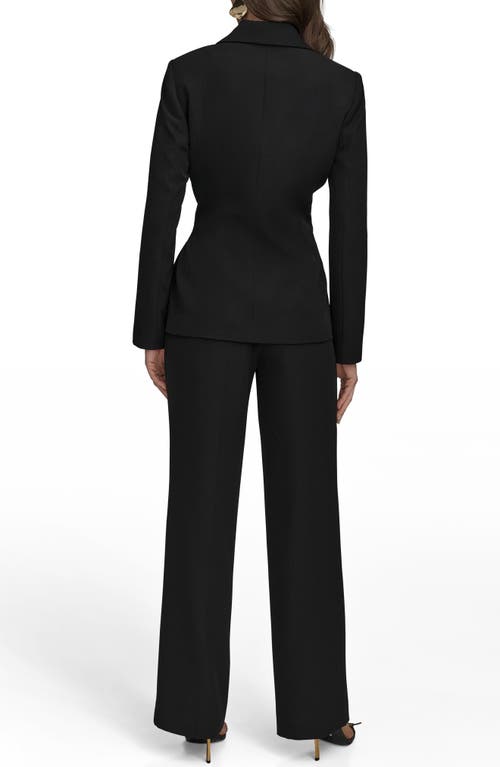 Donna Karan New York Hardware Side Tie Blazer