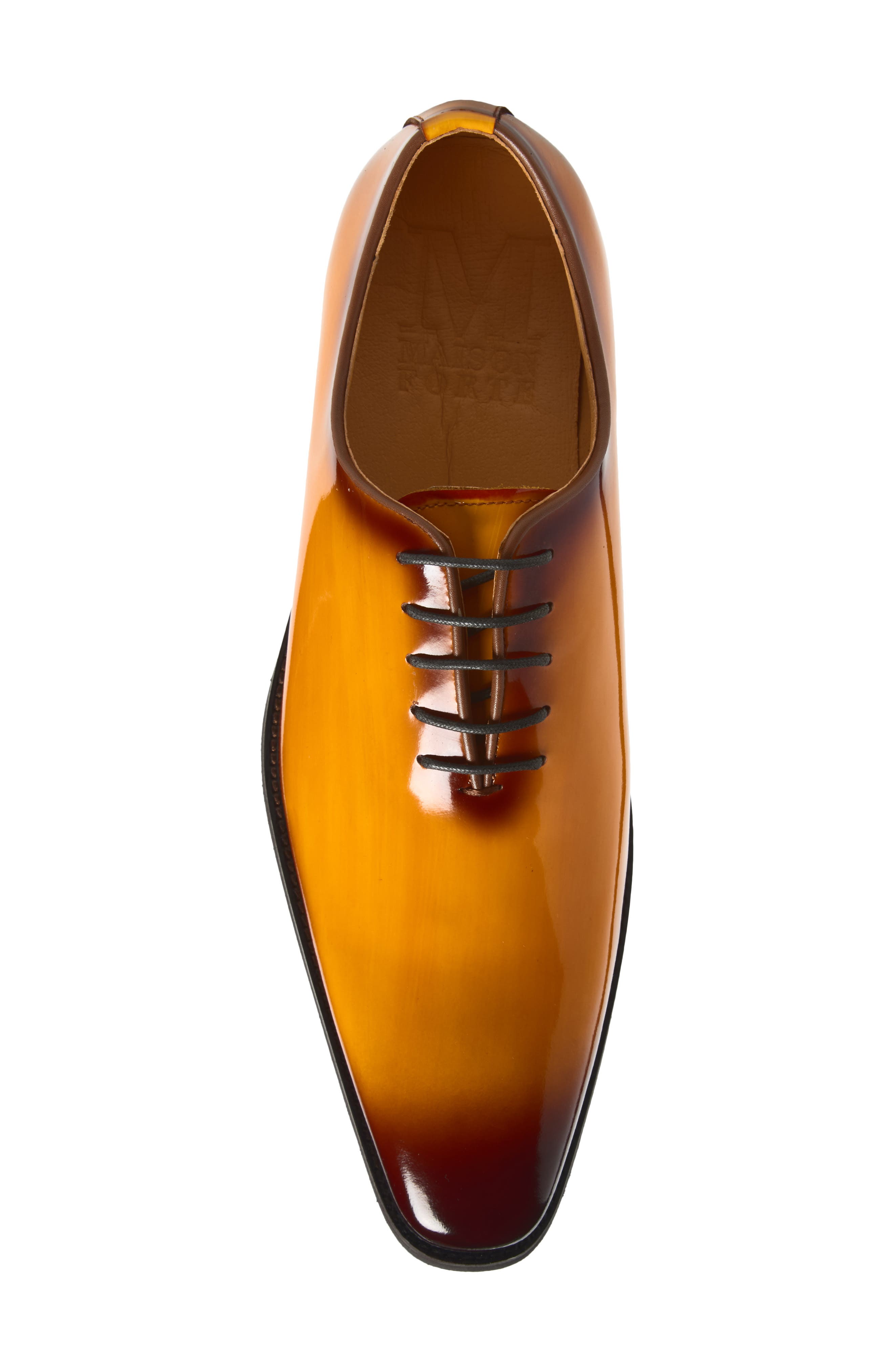 Lusso Wholecut Oxford, Alternate, color, COGNAC