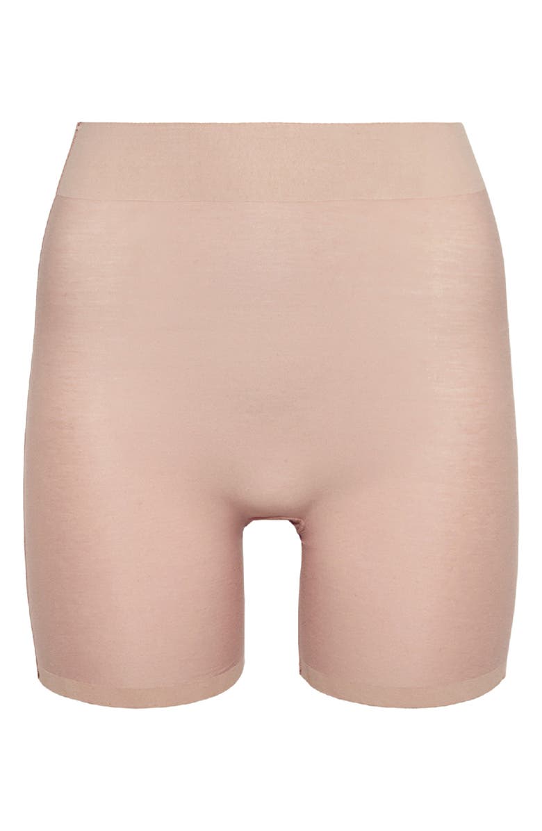 Wolford Cotton Contour Control Shaping Shorts, Alternate, color, Rose