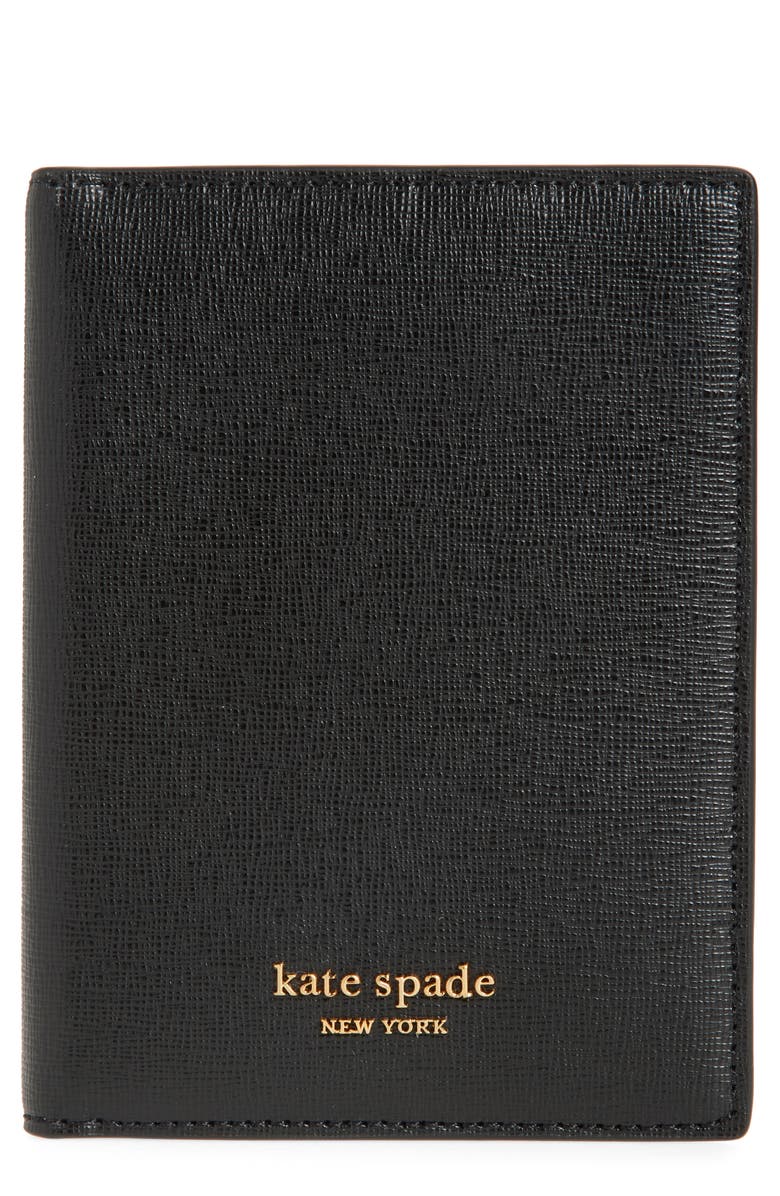 Kate Spade New York morgan leather passport holder, Main, color, 